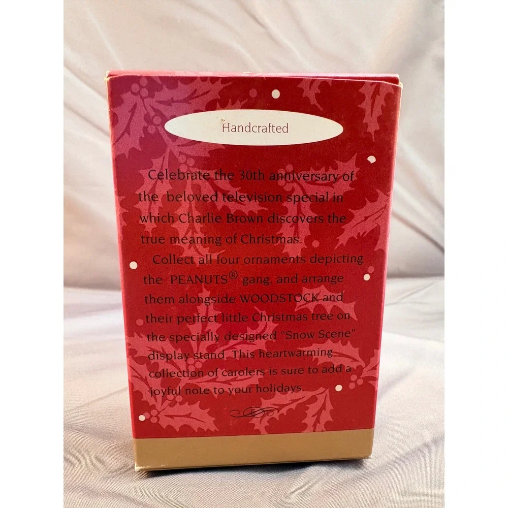 Hallmark Keepsake Peanuts Lucy Charlie Brown Christmas 30th Anniv Ornament 1995